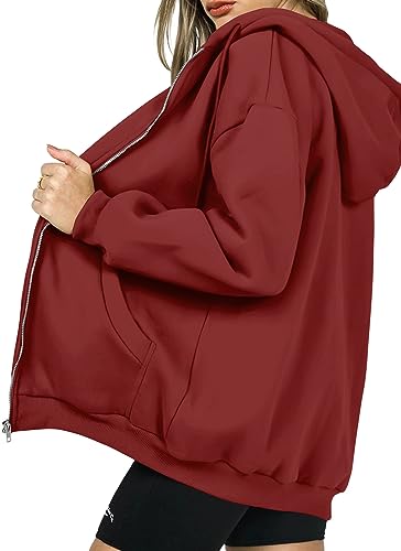 Image of PRETTYGARDEN Women's Fall Zip Up Hoodies Sweatshirts