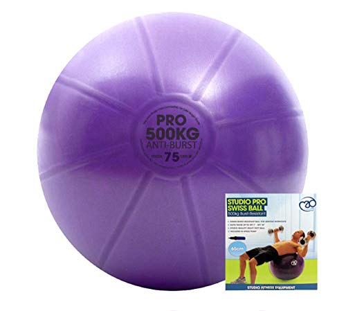 Sports Innovation Ltd Fitness Mad Studio Pro 500Kg Swiss Ball & Pump - 75cm