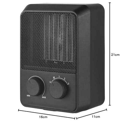 Beko Termoventilatore Da Tavolo RHP5320B, 2000W, 4 Velocità, Nero - 7