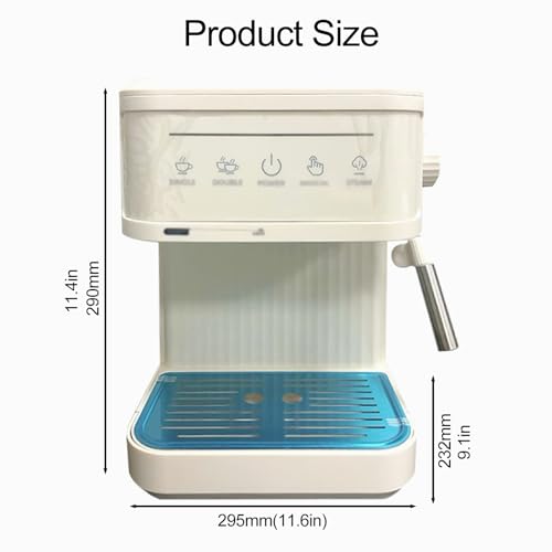 Cafetera de Espresso Semi automática con vaporizador 1.5 L miniatura 2