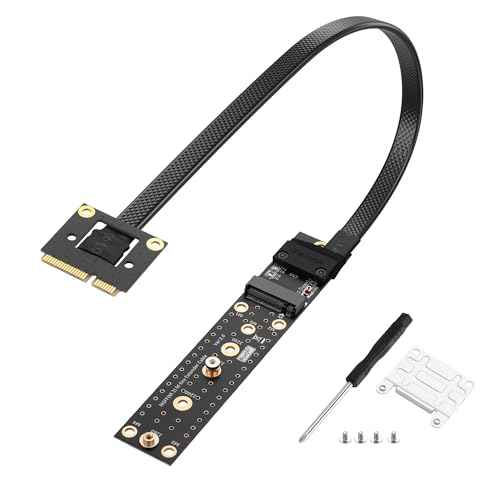 Extension Mini PCIE M.2 NGFF MPCIE mâle M2 femelle NVME adaptateur pour carte mère PC