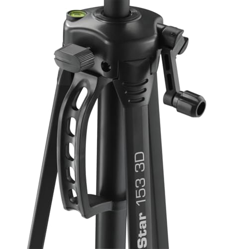 Hama Kamera Stativ (Kamerastativ & Fotostativ f&uuml;r Smartphone & Kamera, Tripod Smartphone, Handystativ, 3-Wege-Kopf, Schnellwechselplatte, h&ouml;henverstellbar 58-153 cm, bis 3 kg, mit Tasche)