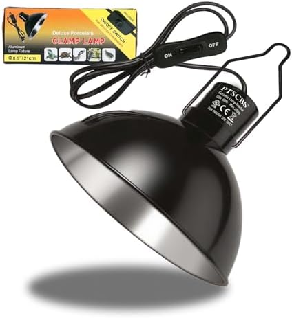 REPTI ZOO Upgrade Reptile Light Fixture with — alternate angle