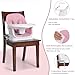 Babyliebe 15-in-1 Baby High Chair, Convertible Highchair for Babies and Toddlers with Activity Center, Booster Seat, Building Block Table, Toddler Chair with Safety Harness, Removable Tray (Pink)
