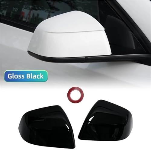 Coque rétroviseur Tesla Model Y Juniper 2025 noir brillant - 4