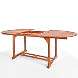 Gartentisch Vanamo FSC-zertifiziertes Eukalyptusholz wetterbeständig - 8