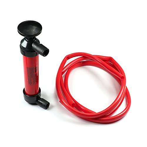 Image of Roll over image to zoom in Othmro Liquid/Fuel Transfer Siphon Pump - Squeezing Syphon for Lawn Mowers & Manual Pumping Petrol, Water, more.