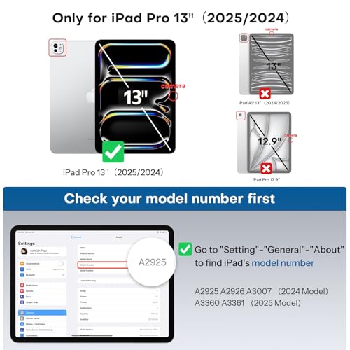 Image of SPARIN 2+2 Pack Screen Protector for iPad Pro 13 Inch M5 /M4 [2025 /2024]