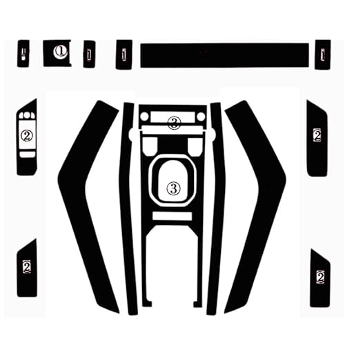 Autocollants de poignée de porte en carbone pour Land Rover Evoque
