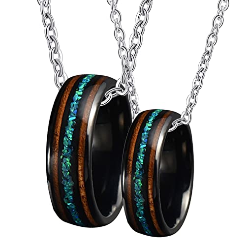 Colliers couple personnalisé bague le cadeau idéal pour anniversaire et Saint Valentin unique