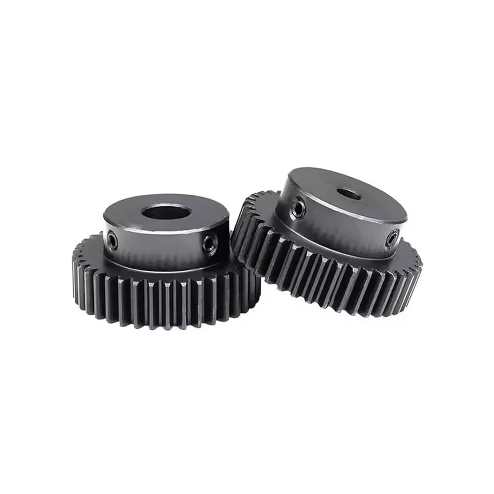 Pignon d'engrenage droit 1M 25 dents 1 Mod droites 45# engrenage en acier 6mm 8mm 10mm 12mm trou moteur crémaillère Transmission(10mm,11pcs 1M 25 Teeth)