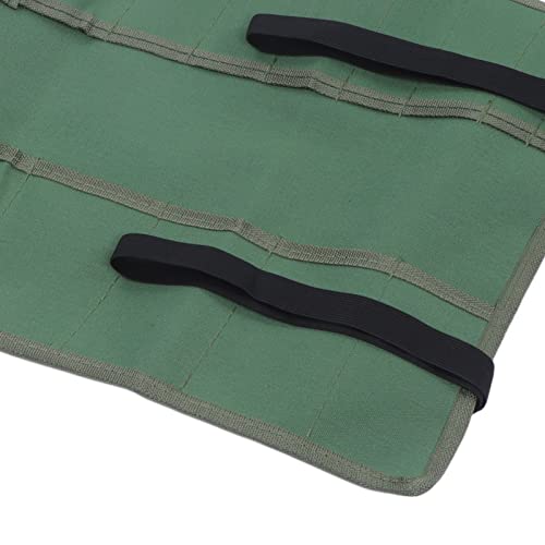 Saco de rolo de ferramentas, costura reforçada, água, graxa, resistente a rasgos, chave inglesa, bol