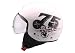 Produktbild AL Helmets DEMI-JET HELM MODELL 101 RIDE 75 WEISS GRÖßE S