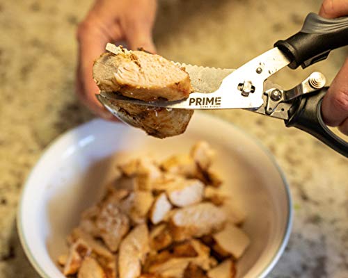 Premium Kitchen Shears - Multi Purpose Come-apart Kitchen Scissors. Stainless Steel Poultry Shears, Meat and Vegetable Cutting. Heavy Duty Sharp Blades, Easy to Use, heavy duty scissors