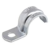 RACO 1333B4 Strap, 3/4-Inch Trade Size, Rigid/IMC Conduit, (1) Hole, Steel, 4-Pack
