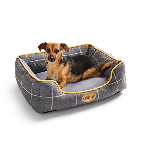 Silentnight Impress Memory Foam Pet Bed - Vet Puppy Kitten Dog Cat Orthopaedic Pet Basket Cushion - Washable Blanket Dogs Cats Beds, Small