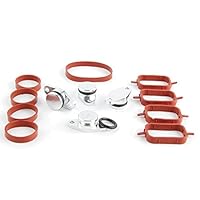 TAKPART 4 x 22mm Drallklappen Diesel Swirl Flap Rohlinge Ersatz Stopfen mit Intake Manifold Dichtungen der Ansaugbrücken 9 Stück