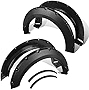 DNA Motoring WF-81006-MBK Pocket-Riveted Style Fender Flare Cover Wheel Protectors Compatible with 15-18 F-150 W/o Tech Package