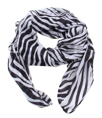 Multi-Usage Lightweight Chiffon Scarfs - Women's Fashion Animal Print Scarf Zebra Stripe Scarves