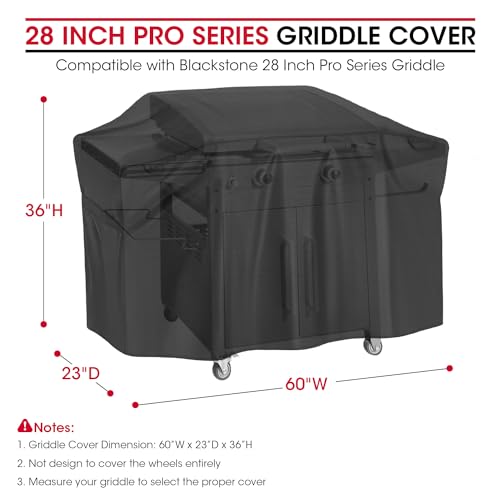 Unicook Griddle Grill Cover for Blackstone 28 Inch ProSeries Grill