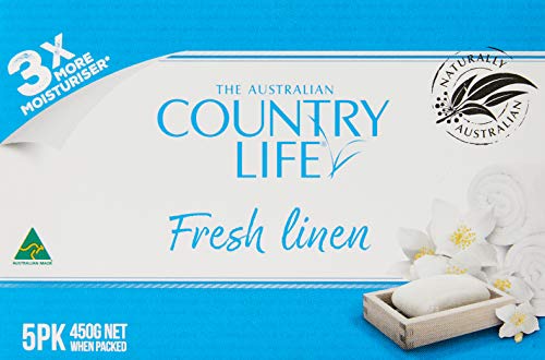 Country Life Fresh Linen Bar Soap 5 Pack