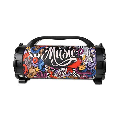 Image of Ant Audio Rock 400 Bluetooth Party Speakers with FM Radio, Micro SD Card, USB, MIC and Aux 3.5 mm Support, Microphone for Karaoke Machine, LED Lights and Subwoofer - 40 watt