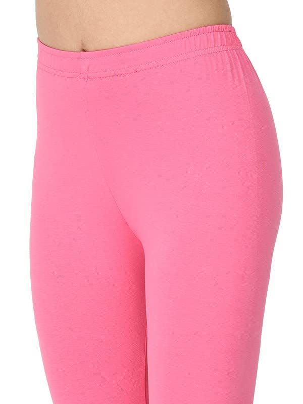 Image of Robinbosky Premium Stretchable Cotton Capri Legging for Women | Suitable for Formal wear & Casual wear | High-End Elastic Makes. The Leggings Squat Proof and Durable for Travel, Yoga, & Workout.