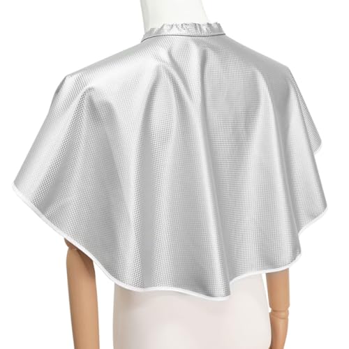 Capa para teñir cabello blanca para estilista profesional miniatura 7