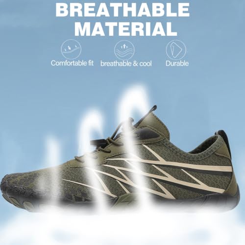 Image of Hike Barefoot Shoes Women Men Pro Water Footwear Wide Toe Box Non-Slip Unisex Athletic Outdoor Running Shoes