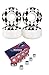 Cal 7 Skateboard Wheels and Bearings | 52mm 99A Wheel Set Combo (Speedway)