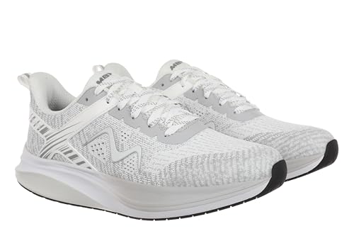 MBT Huracan 3 Lace Up Running Shoes in White for Men in Size 10.52