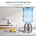 RIMOO Stainless Steel Water Dispenser, 2.5 Gallon Drink Dispenser with 18/8 Stainless Steel Spigot & Airtight Lid, Water Cooler Dispenser Countertop for 3-5 Gallon Bottle, Water Crock for Parties Home