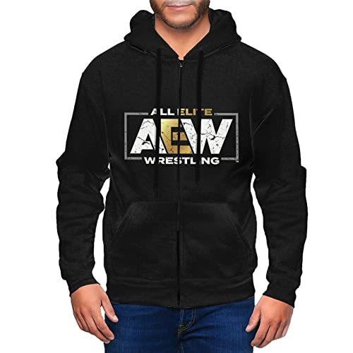 Aew All Elite Wrestling パーカー メンズ スウェット トップス 無地 定番 柔らかい スポーツ カジュアル プルオーバー 男女兼用 秋冬 厚手 防寒 大きいサイズ Mのサムネイル