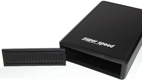 SuperSpeed USB 3.0 Aluminum 5.25"/3.5" Enclosure, for SATA HDD/Optical Drives (Black)