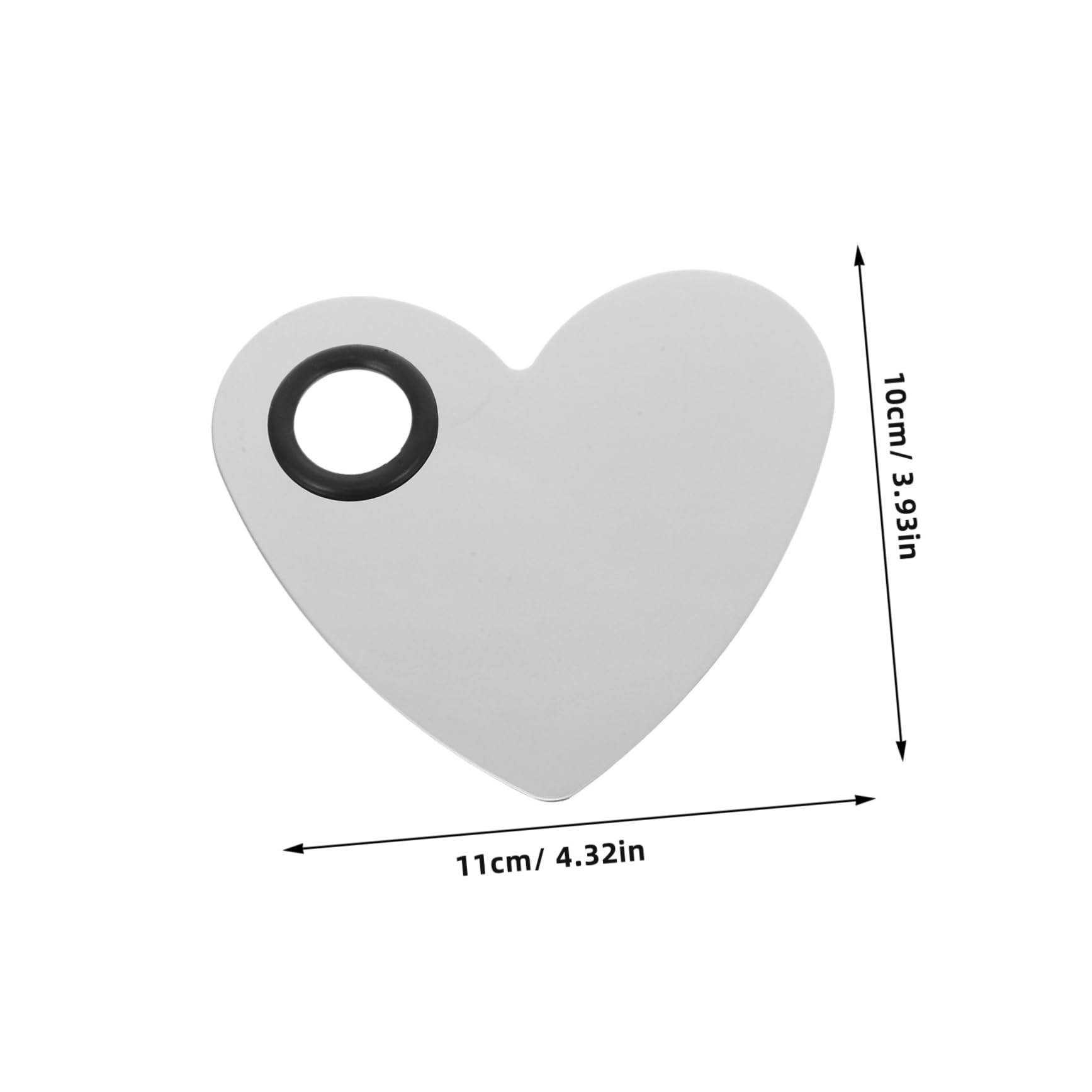 BIUDECO Nail Art Palette Makeup Ring with Mixing Plate Nail Mixer Smooth and Easy to Clean