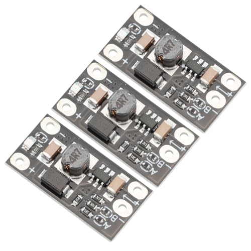 DEWOTHV Module Élévateur de Tension DC-DC 3.7V vers 5V 8V 9V 12V Mini Convertisseur Step-Up Régulateur de Tension pour Batterie au Lithium (Lot de 3)