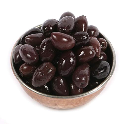 Dorri - Kalamata Olives Unpitted in Extra Virgin Olive Oil 3kg | Premium Black Kalamata Olives, Greek Olives, Healthy Party Snack (Available from 250g to 3kg)