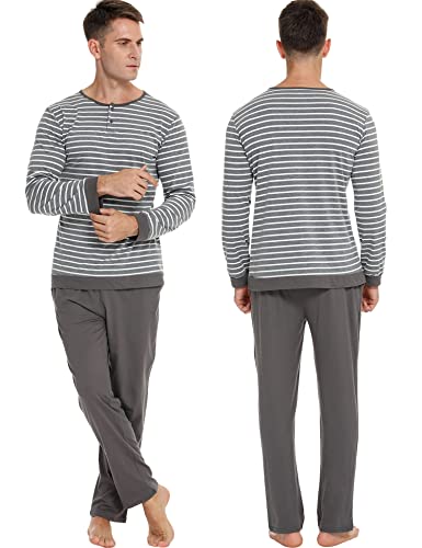 Pigiama Uomo Invernale, Pigiama Uomo Cotone Lungo