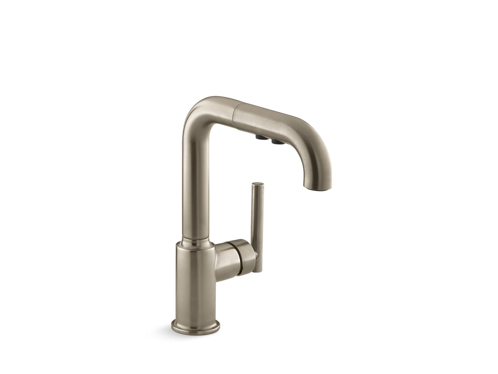 KOHLER Purist Pull-Out Kitchen Sink Faucet With Three-Function Sprayhead