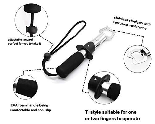 Xblack Fishing Tool Kit Fishing Pliers Fish Gripper Fishing Scale Fish Grip Tools Set Saltwater Resistant Fishing Gear (Advanced Set - C) #TOP5