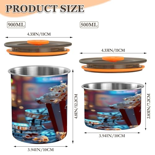 Contenedor Hermético Acero Inoxidable para Café 17oz miniatura 3