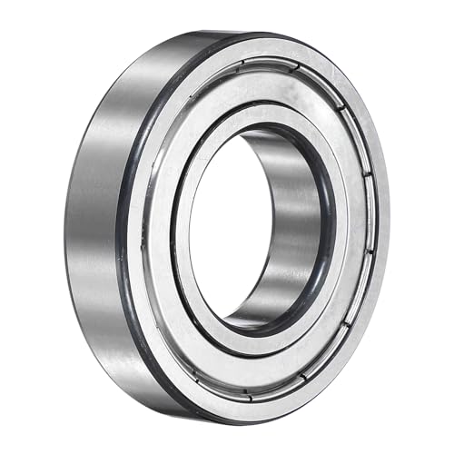 Rodamiento de bolas 6208ZZ de 40x80x18 mm con doble blindaje sourcing map