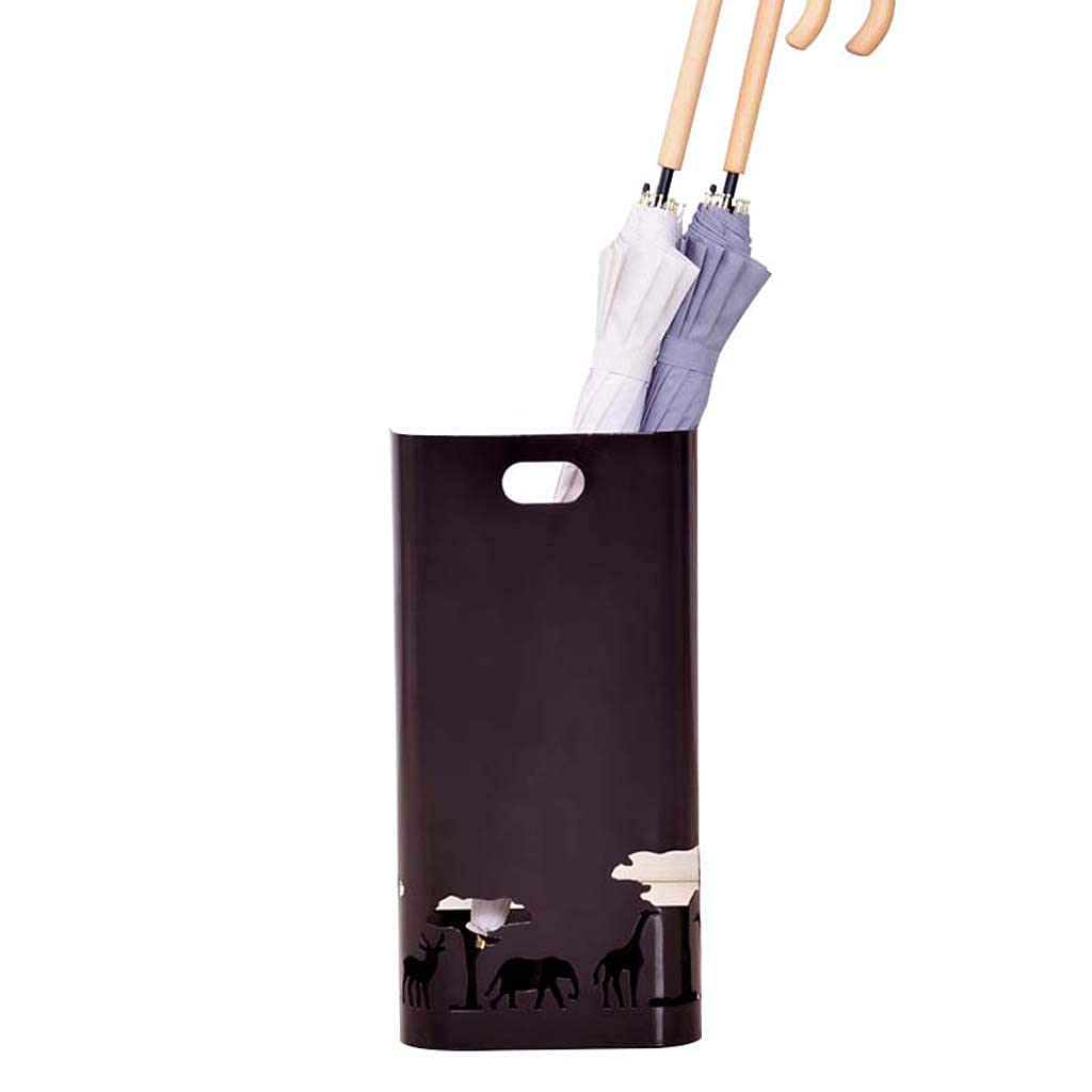 Porte-parapluie creux à motif animal avec structure stable anti-rouille