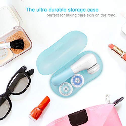 Facial Cleansing Brush,UMICKOO Face Brush Waterproof With 5 Exfoliating Heads,Rotary Spin Brush Cleansing System for Gentle Exfoliation and Deep Scrubbing