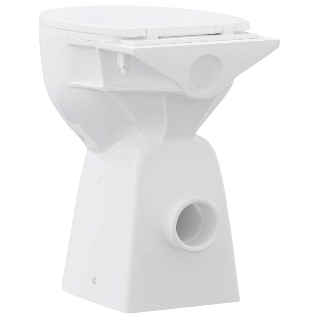 Genérico Inodoro sin Borde, 7 cm Altura Extra, Cierre Suave, cerámica,Bricolaje,Fontanería,Piezas para fontanería,Baños y bidés,Baños,145779