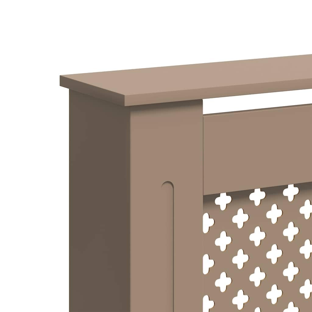 Heizkörperverkleidung aus MDF 152 x 19 x 81,5 cm mit Latten Design, Waben Kreuzmuster, Abdeckung für Heizkörper Zubehör als Dekoration für Wohnzimmer und Bad