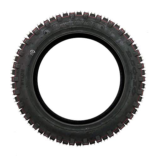 Mmg Tire With Inner Tube 2.50-10 Mini Dirt Bike Knobby Off Road Dirt Tread With Matching Inner Tube Size 2.50-10 Tr87 Bent Valve Stem #TOP6