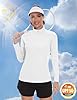 TACVASEN Womens Long Sleeve Tops UPF 50+ UV Sun Protection Shirt Outdoor Performance T-Shirt Cycling Shirt (M, White) #2
