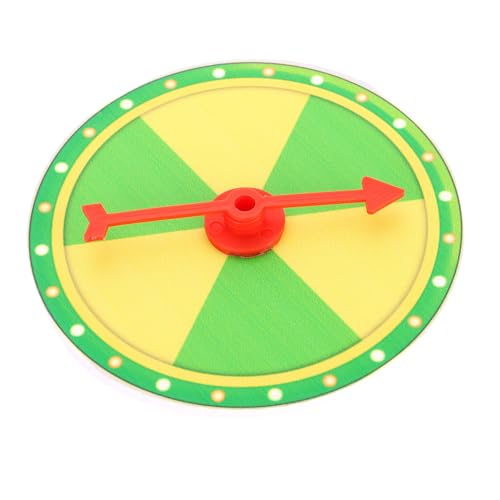 NAMOARLY Simple Design Practical Compact Easy to Carry DIY Wheel of Fortune Plastic Prize Wheel Wall Mount