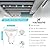 hansang GU10 LED Bulbs Lighting,LED 5.5 Watt Replacement 50W Halogen, 85-265VAC, 550 Lumens, 5000K (Daylight), 120°,Frosted MR16 Shape GU10 Bulb,Track Lighting Non Dimmable - Pack of 6